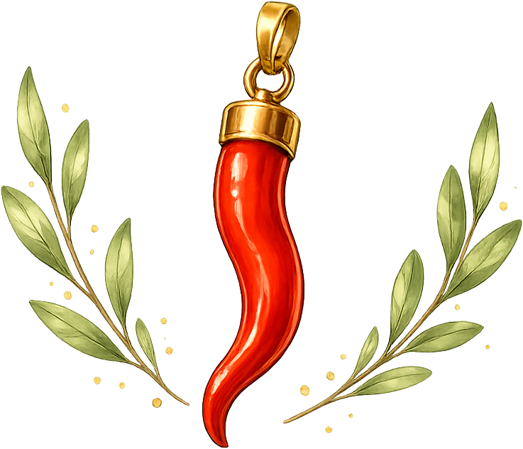 Illustration page à propos cornicello et laurier